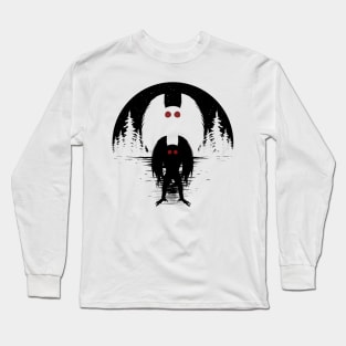 Mothman Silhouette Long Sleeve T-Shirt